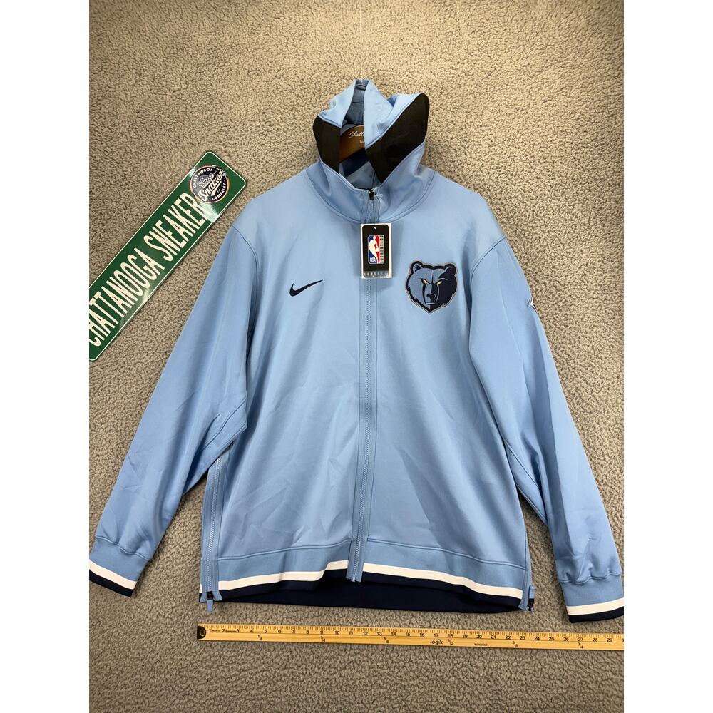 Nike Memphis Grizzlies Player Issue NBA 75 Basketball Jacket Mens XL Blue NEW